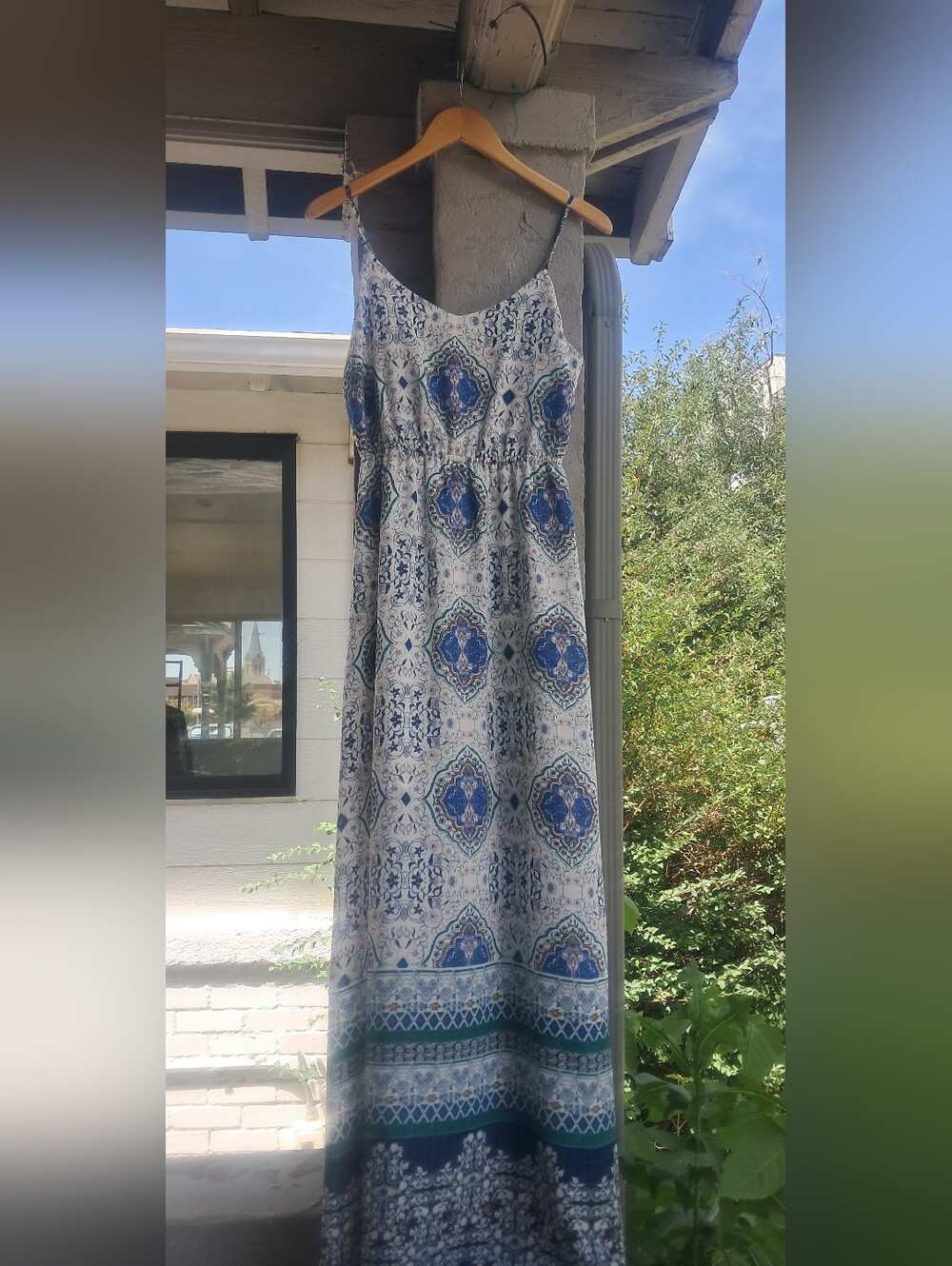 NWT Skies Are Blue Maxi Dress With Slit